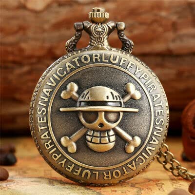 One Piece Pocket Watch Keychain