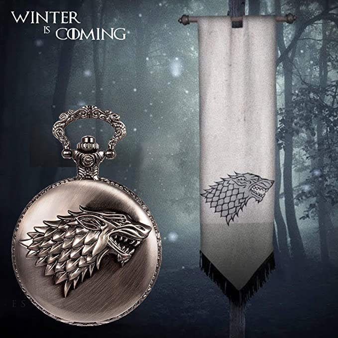 House Stark Game of Thrones Watch Keychain
