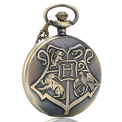 Vintage Harry Potter Metal Pocket Watch Keychain