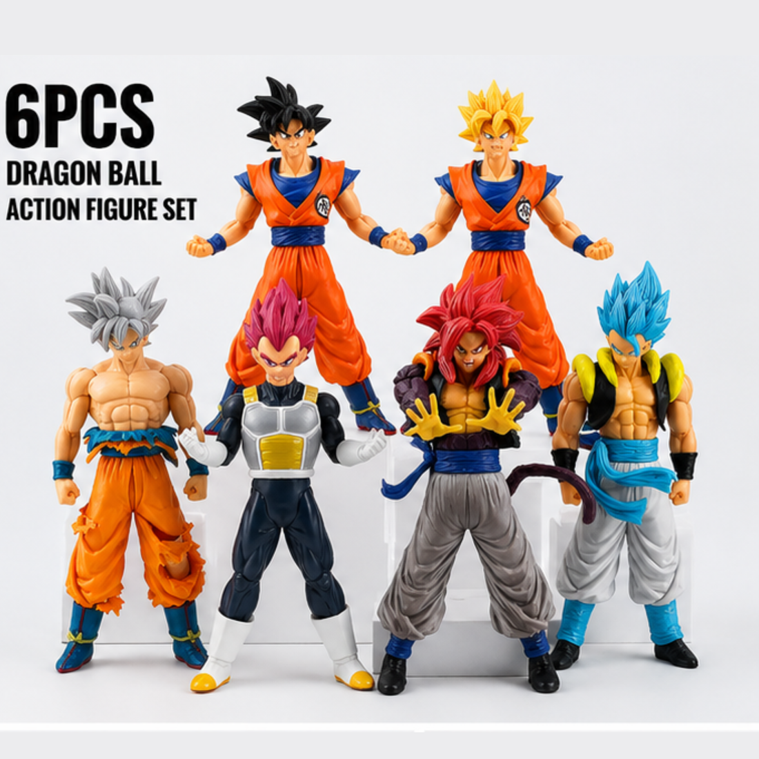 Dragon Ball Z Action Figures- Set of 6 (18 CM)