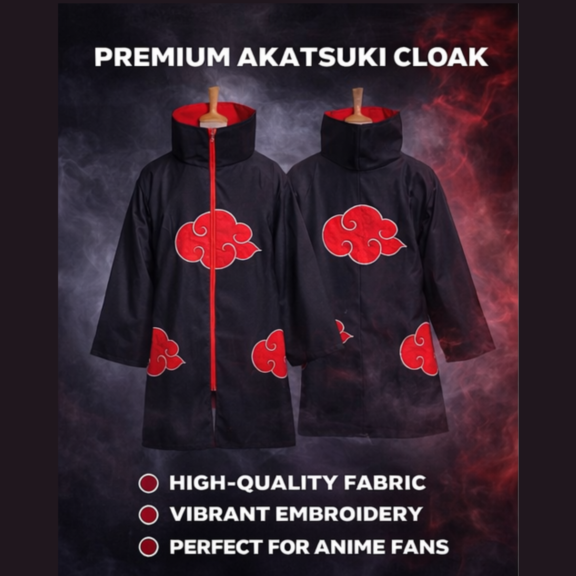 Akatsuki Cloak – Premium Anime Streetwear (L & XL Available)