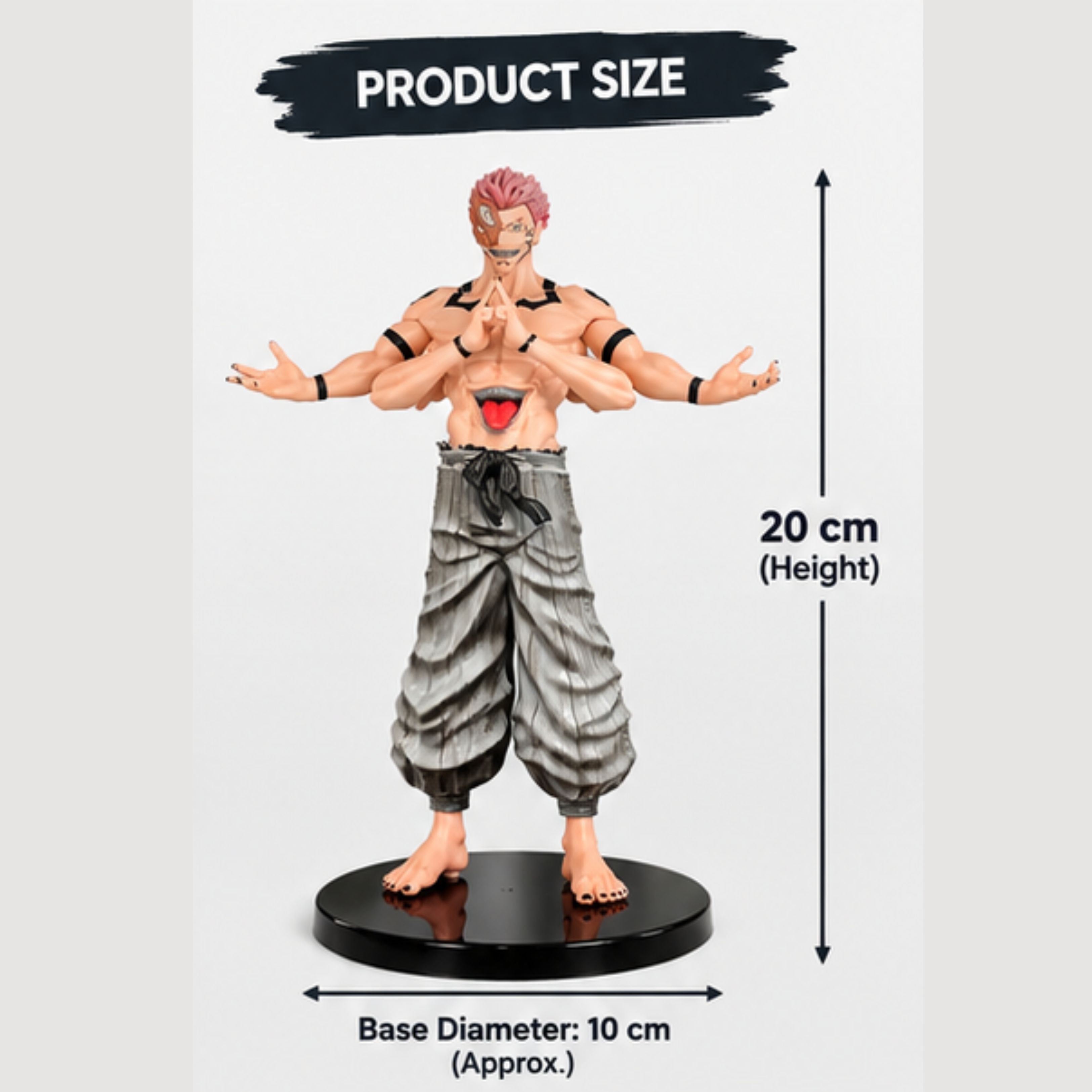 Ryomen Sukuna 20CM Anime Action Figure – Jujutsu Kaisen Collectible Statue