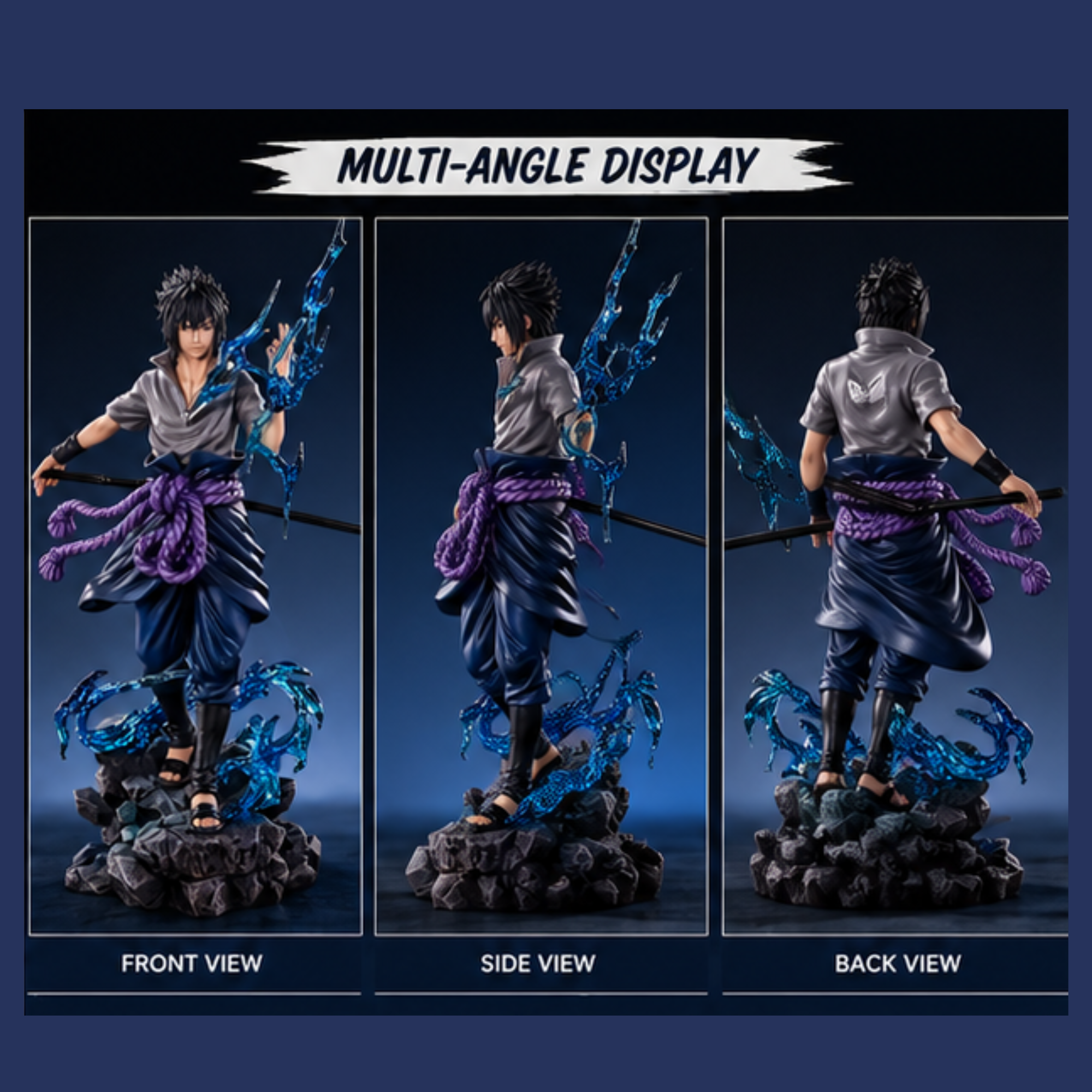 Sasuke Uchiha Action Figure – Naruto Anime Collectible Statue | Premium Display Figure