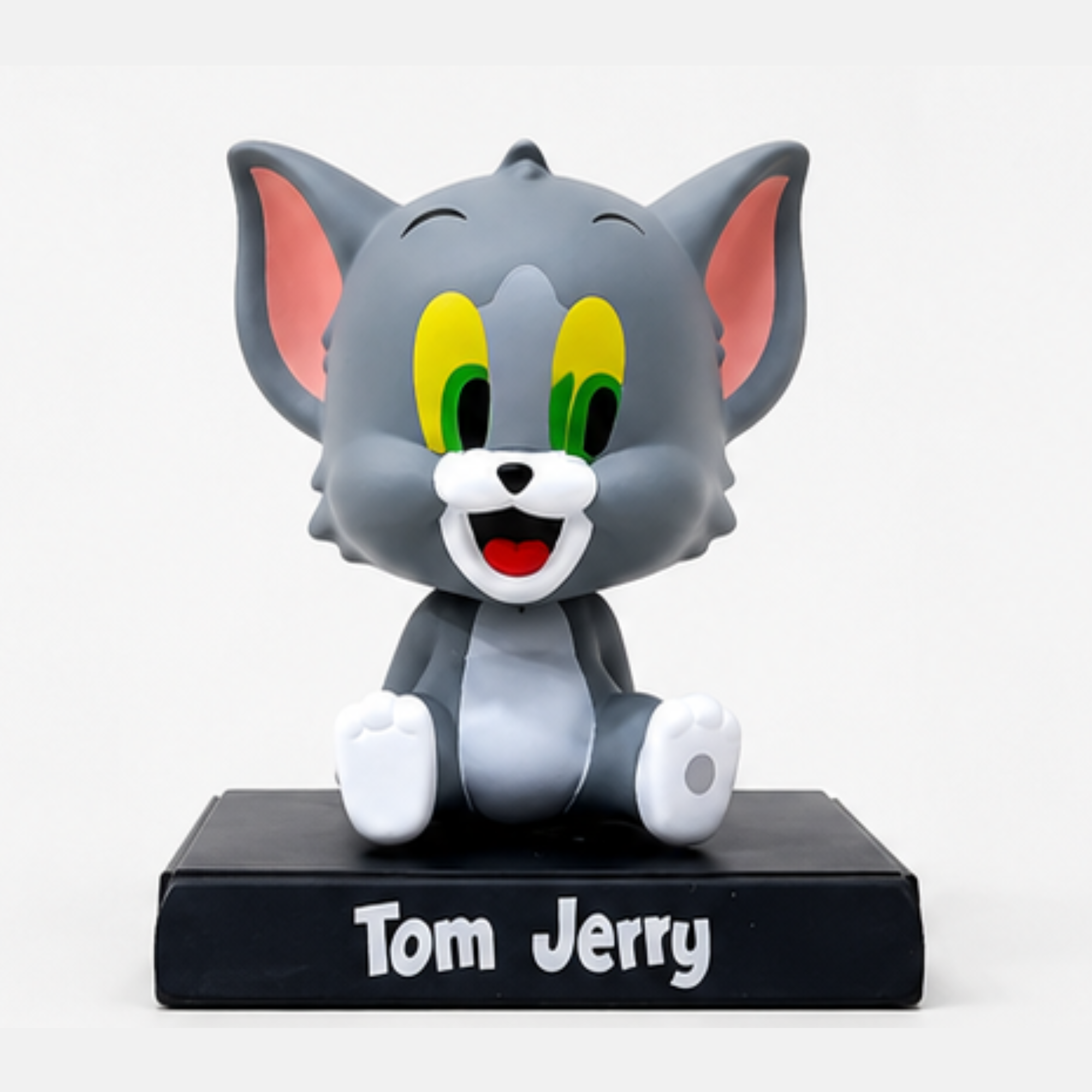 Tom Sitting Collectible Figure (12 cm) | Premium Cartoon Character PVC Action Figure | Cute Desk Decor & Gift for Kids, Collectors & Tom & Jerry Fans