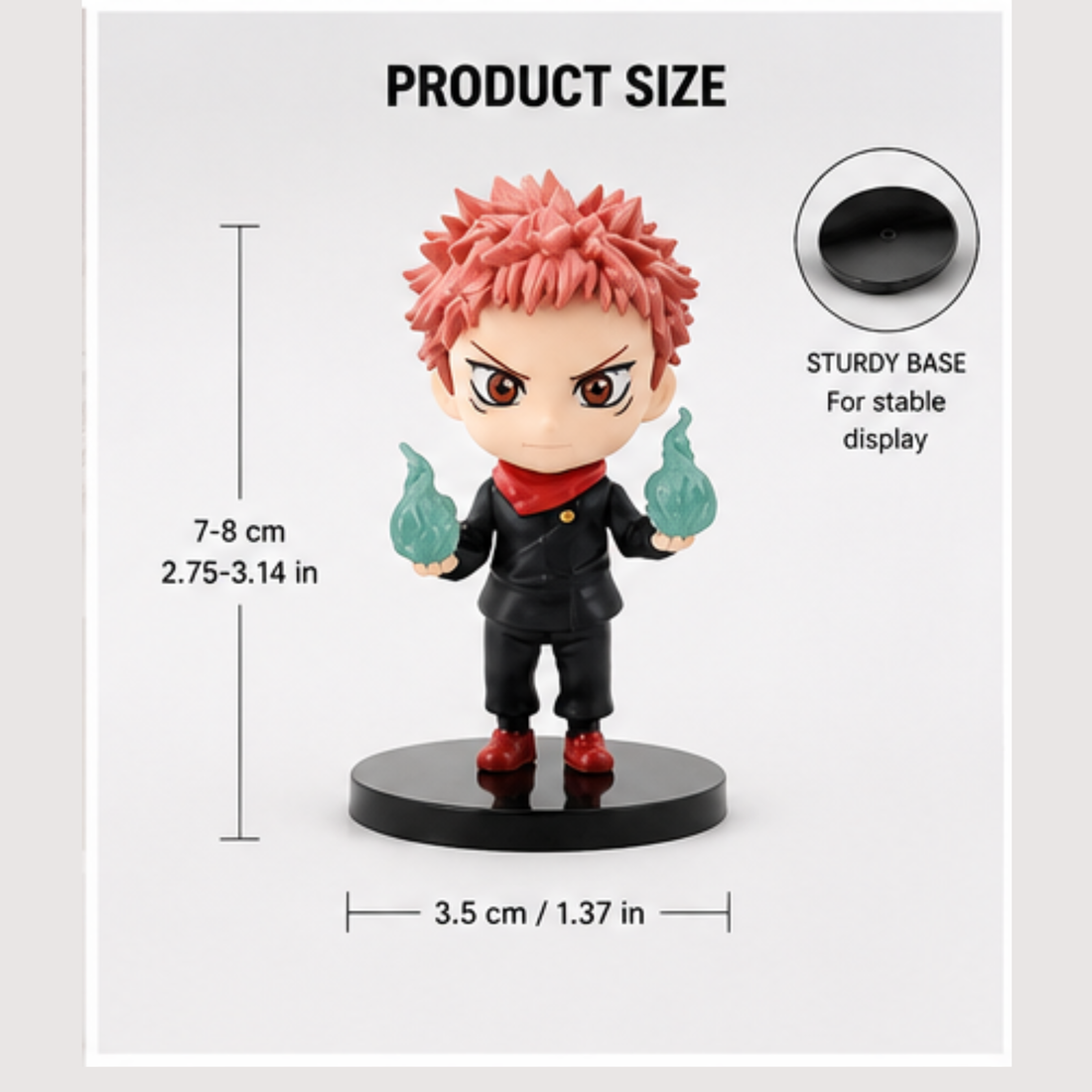 Jujutsu Kaisen Action Figures 6 Pcs Set 10 Cms PVC Figure