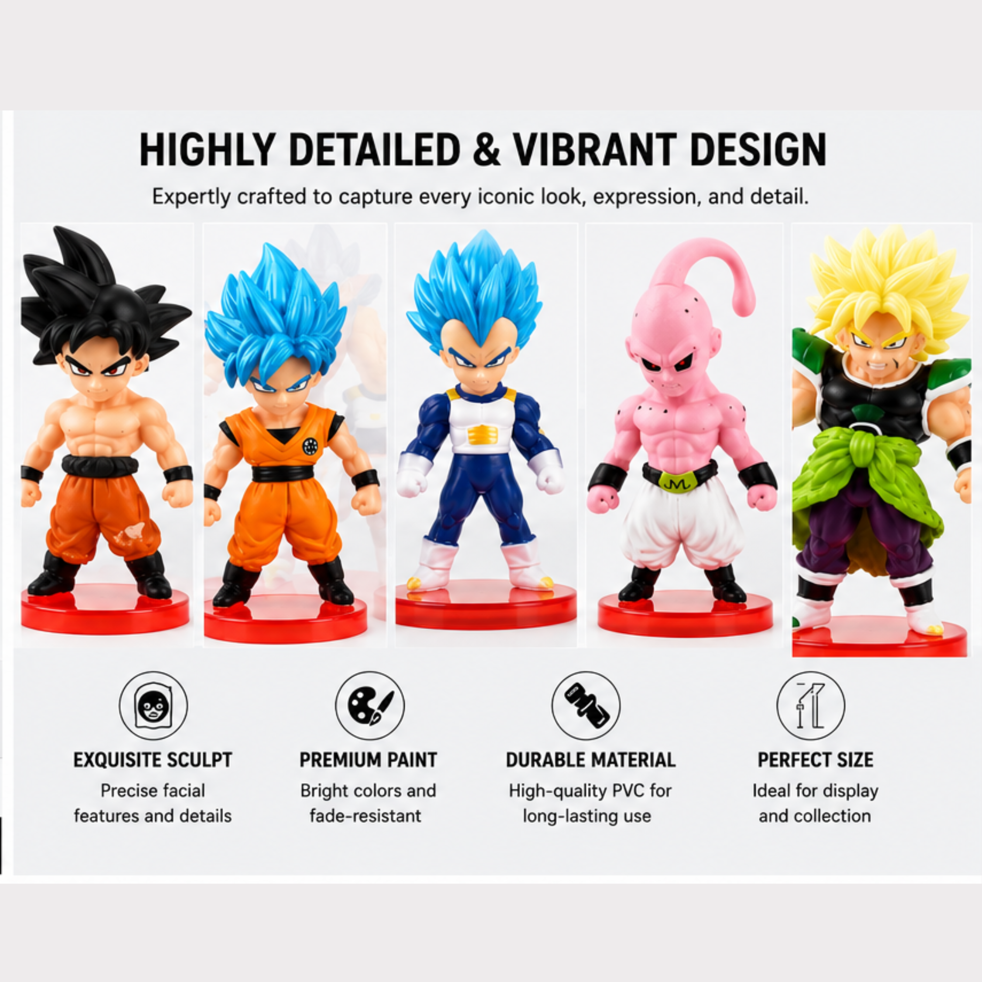 16 Pc Dragon Ball Z Action Figure