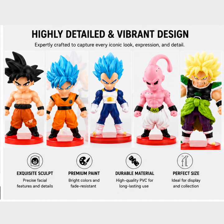 16 Pc Dragon Ball Z Action Figure