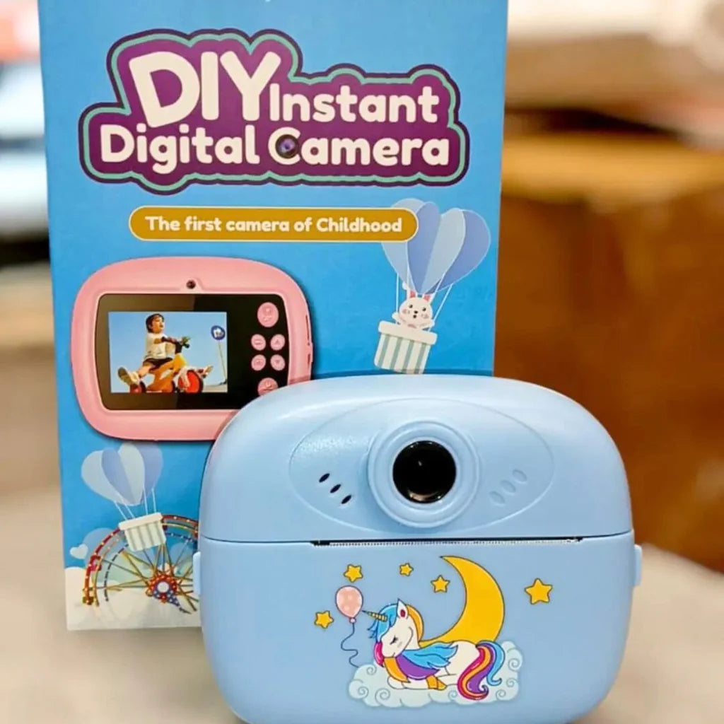 Kids Instant Print Digital Camera – Unicorn Design | Fun DIY Photo Camera for Children