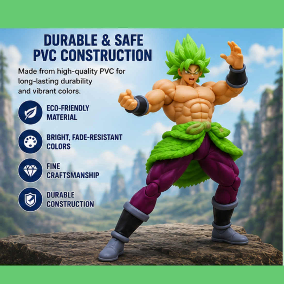 Dragon Ball Z Action Figures- Set of 6 (18 CM)