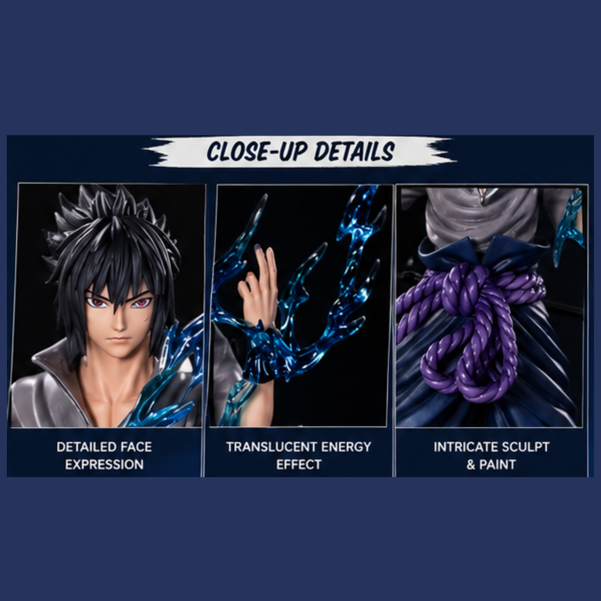 Sasuke Uchiha Action Figure – Naruto Anime Collectible Statue | Premium Display Figure