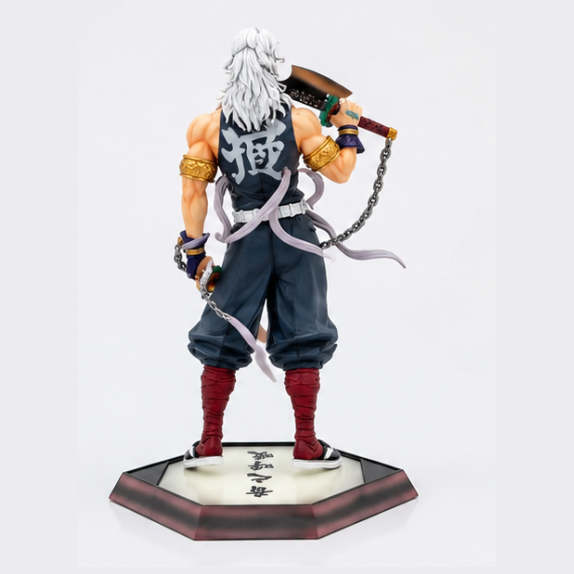 Tengen Uzui Anime Action Figure (25 cm) – Premium Demon Slayer Collectible PVC Statue | Detailed Display Figure for Anime Fans, Desk Decor & Gifts
