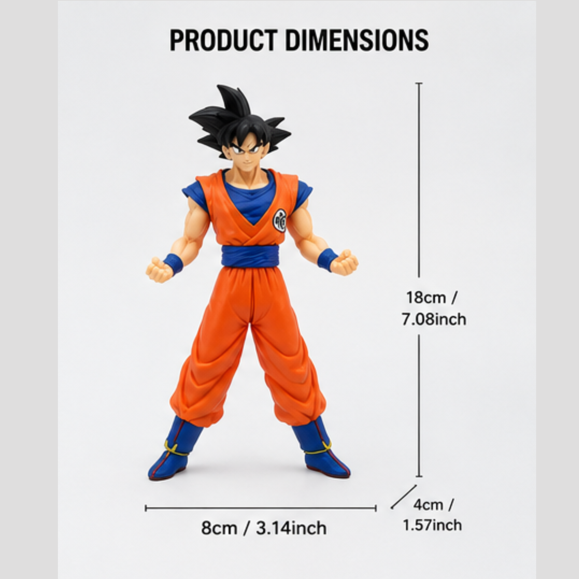 Dragon Ball Z Action Figures- Set of 6 (18 CM)