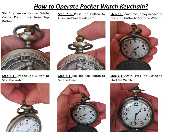 Spiderman Pocket Watch Keychain