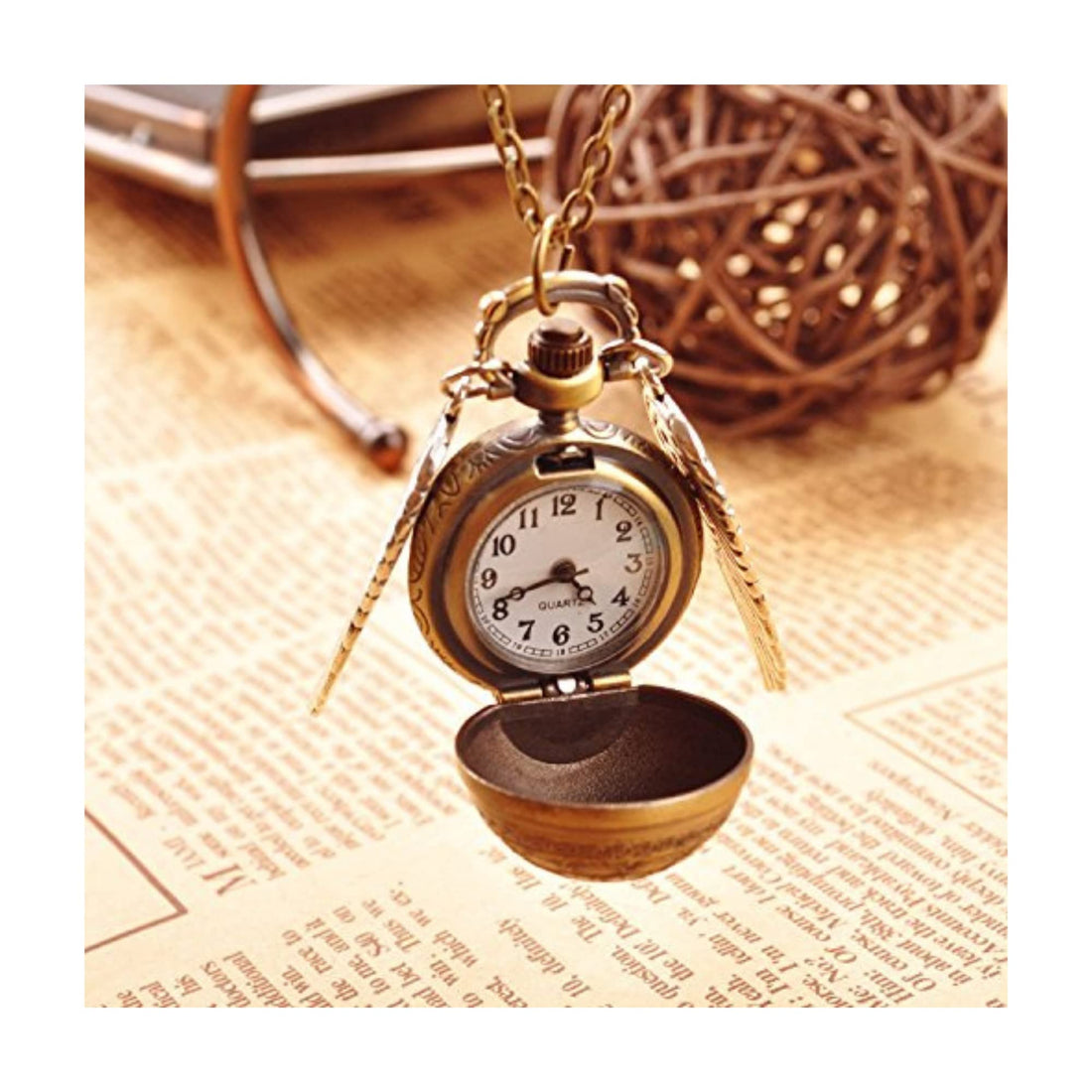 Harry Potter Snitch Ball Necklace