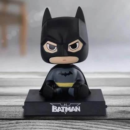Dark Knight Bobblehead Car Dashboard Figure | Cute Superhero Wobble Head Toy | Desk Decor, Car Accessory & Collectible Gift