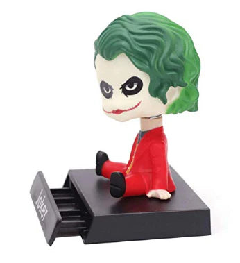 Joker Chibi Bobblehead Figurine | Supervillain Collectible | Cute Desk & Car Dashboard Showpiece