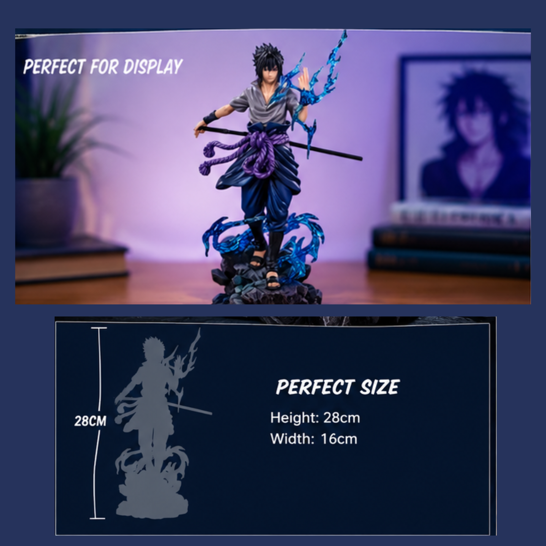 Sasuke Uchiha Action Figure – Naruto Anime Collectible Statue | Premium Display Figure