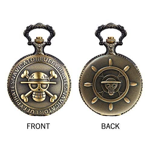 One Piece Pocket Watch Keychain
