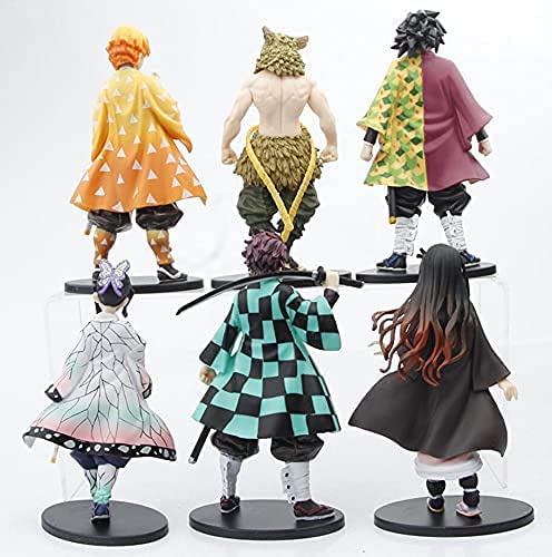 Demon Slayer Action Figure Set of 6 Size 16 CM