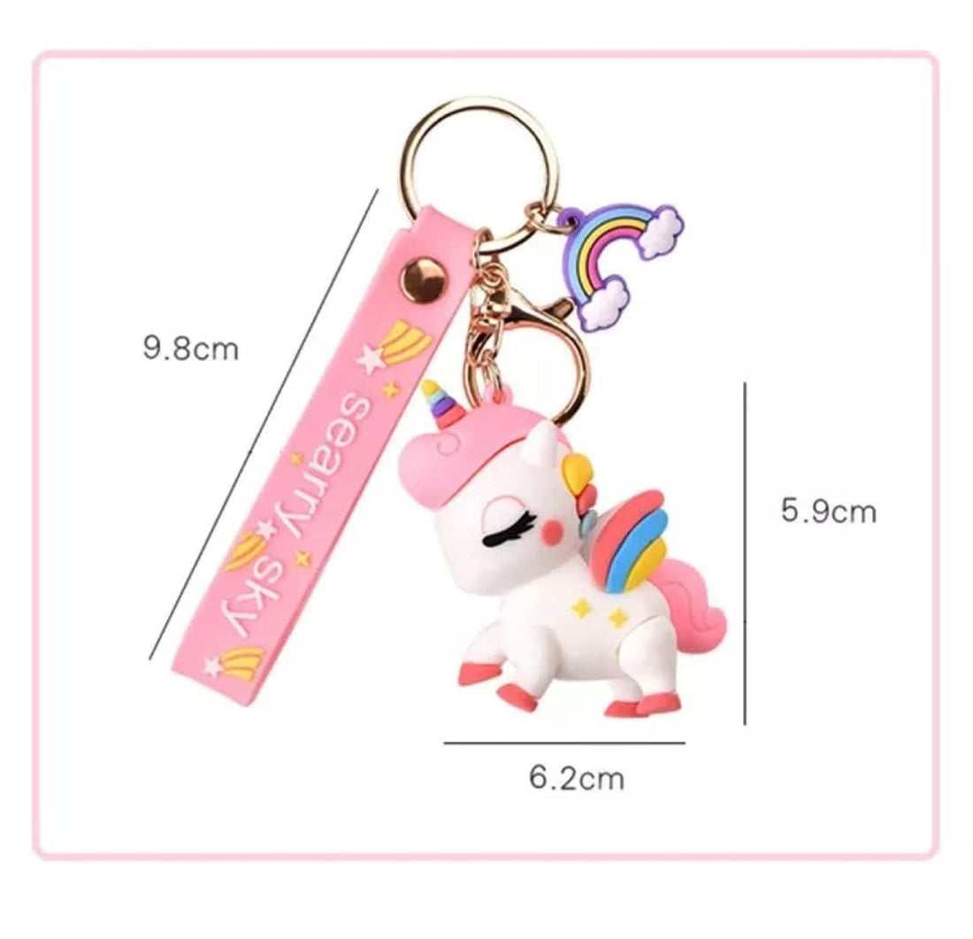 Unicorn Silicon Keychain