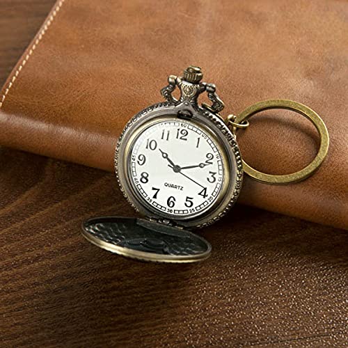 Bro Embossed Pocket watch Keychain