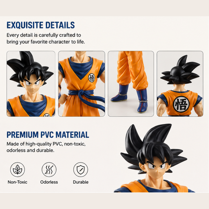 Goku Action Figure, 23 CM