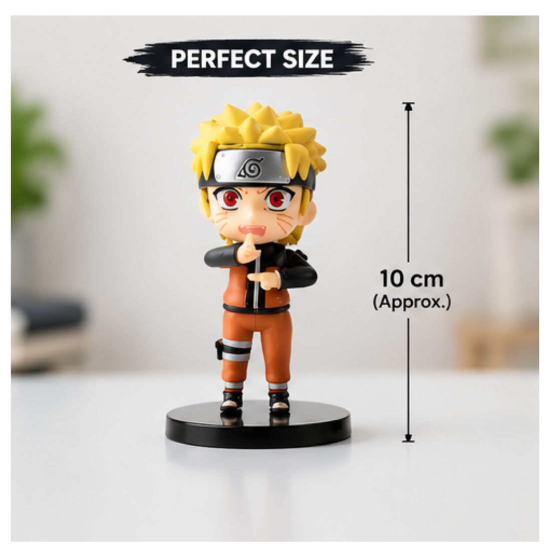 Naruto Mini Figure Set of 6 – Anime Character Collectibles | Premium Desk Display Toys (9-10 CM)
