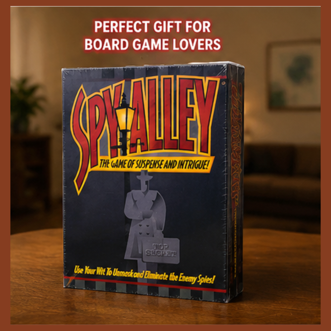 Spy Alley Strategy Board Game | Classic Family Deduction & Mystery Game for 2–6 Players