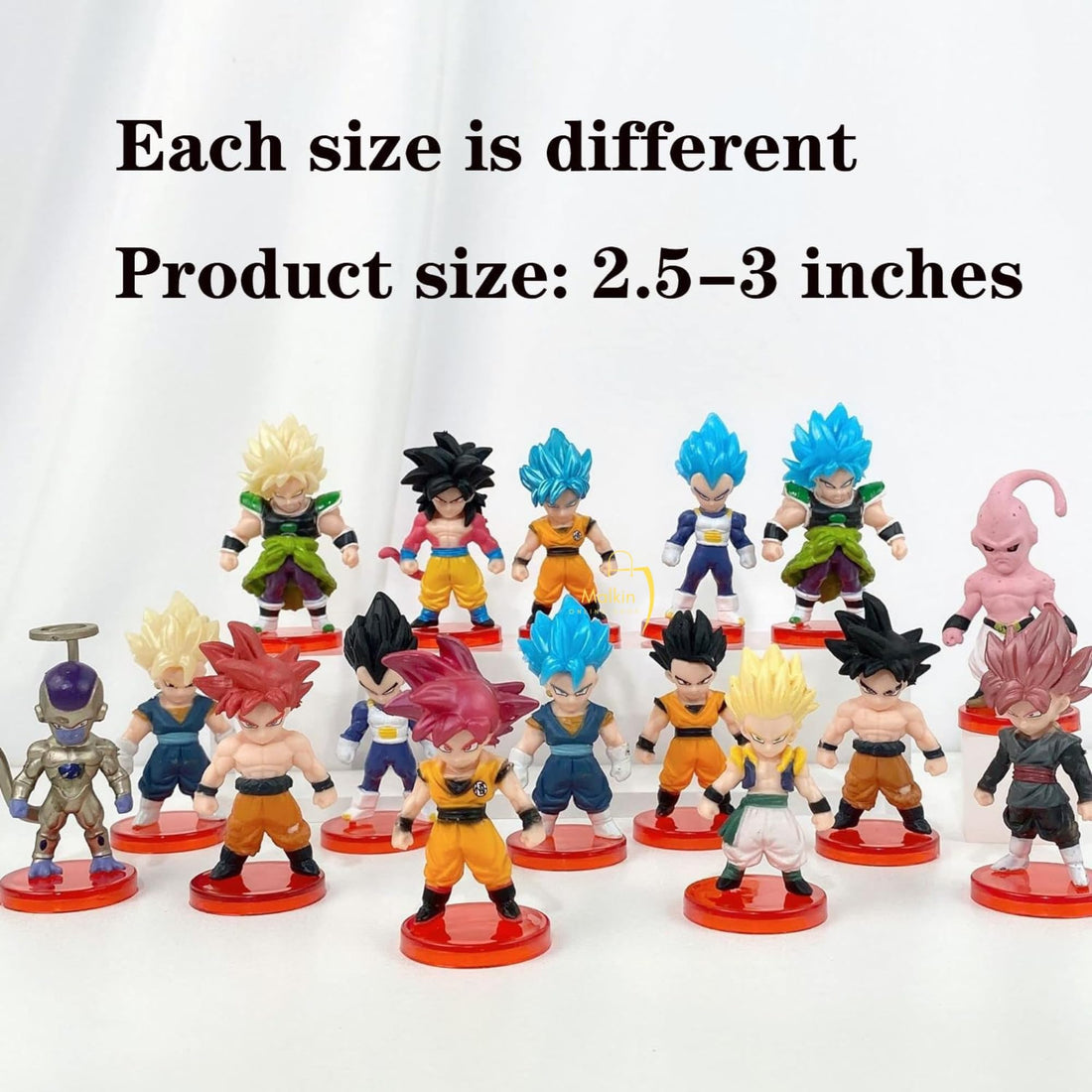 16 Pc Dragon Ball Z Action Figure