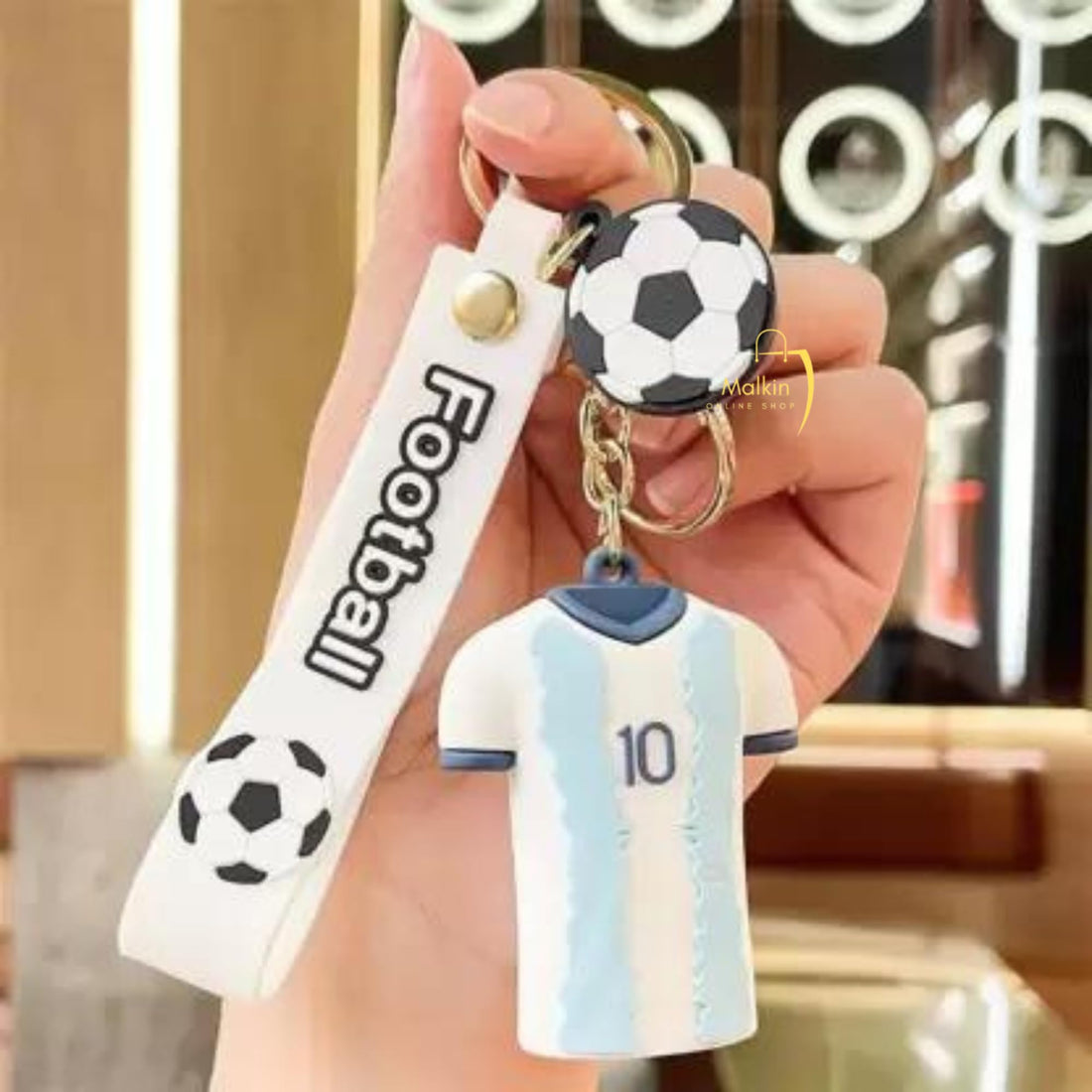 Messi Silicon Keychain