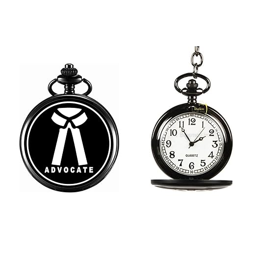 Advocate Embossed Watch Keychain