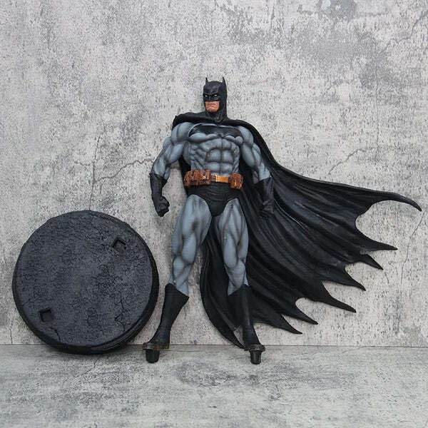 Batman Premium Action Figure Statue (38 cm) | Large DC Superhero PVC Collectible Display Model for Batman Fans