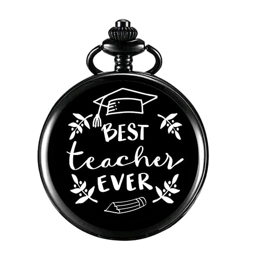 Teacher Embossed Watch Keychain
