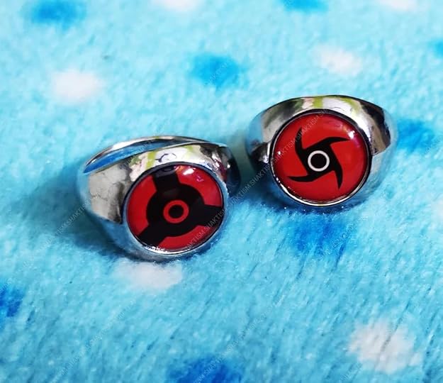 10 Pcs Naruto Akatsuki Ring Set