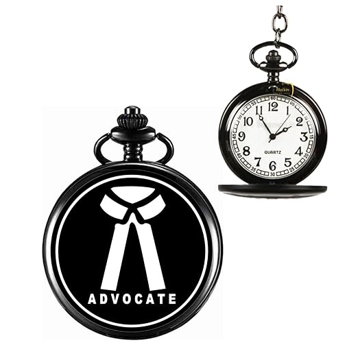 Advocate Embossed Watch Keychain