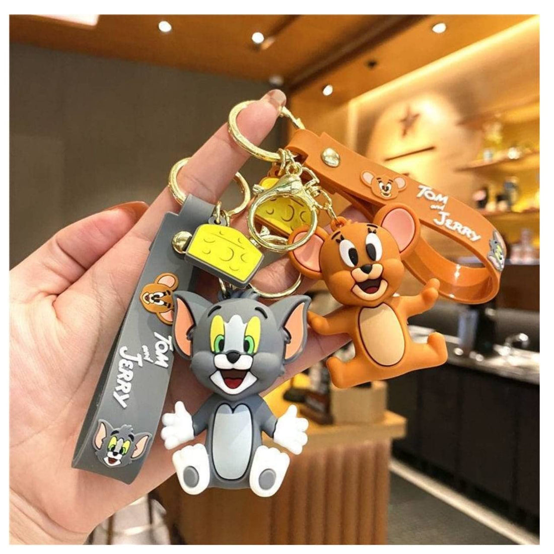 Tom and Jerry Keychain