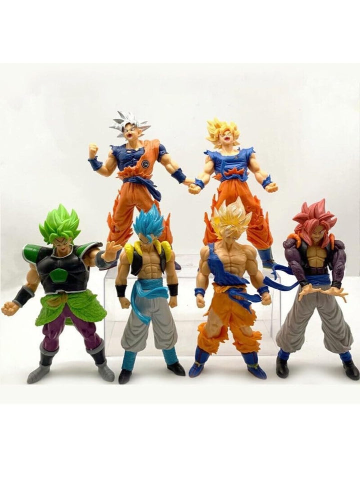 Dragon Ball Z Action Figures- Set of 6 (18 CM)