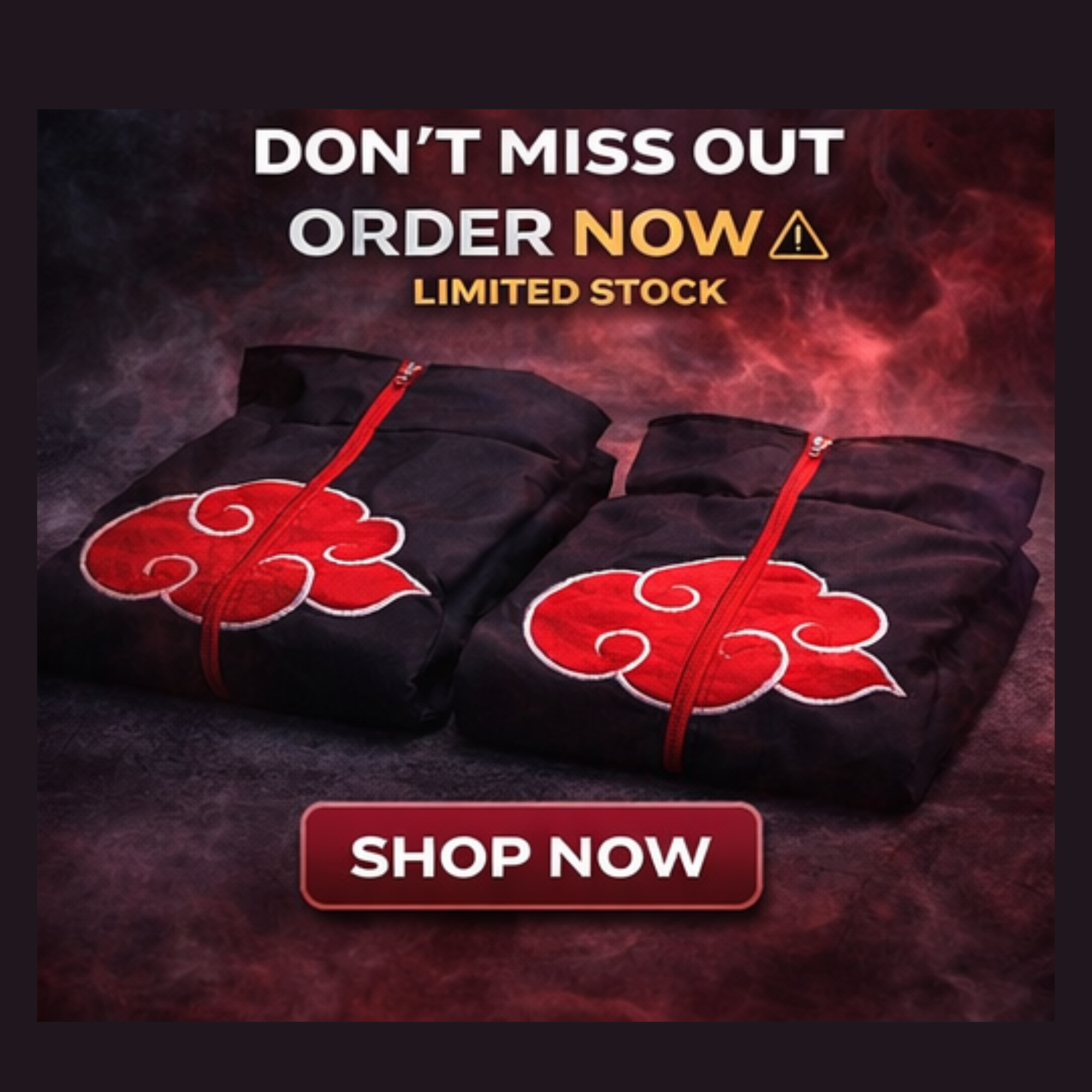 Akatsuki Cloak – Premium Anime Streetwear (L & XL Available)