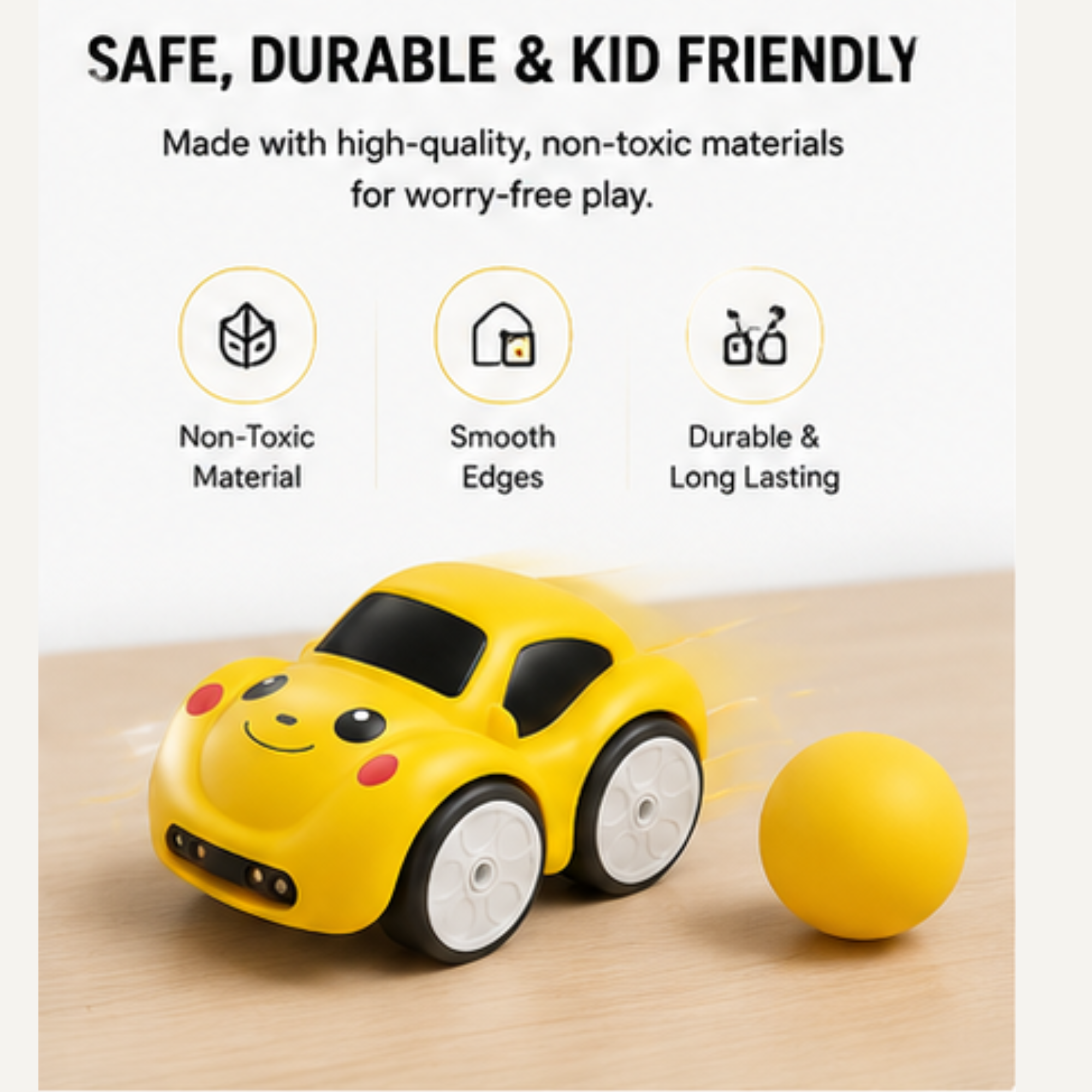 Magic Induction RC Car – 5-in-1 Smart Sensor Line Following Toy Car with Remote Controller & USB Rechargeable Battery (Random Color)