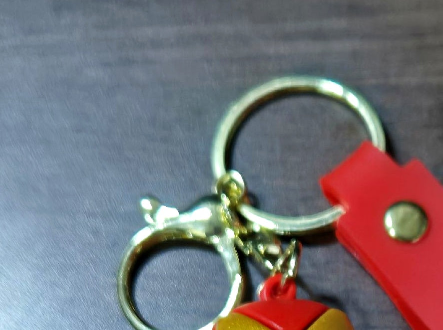 Iron Man Marvel Keychain – 3D Superhero Figure with Strap