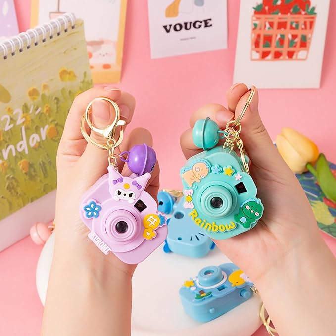 2 Pc Mini Projector Camera Keychain (Random Color)
