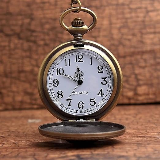 Bro Embossed Pocket watch Keychain