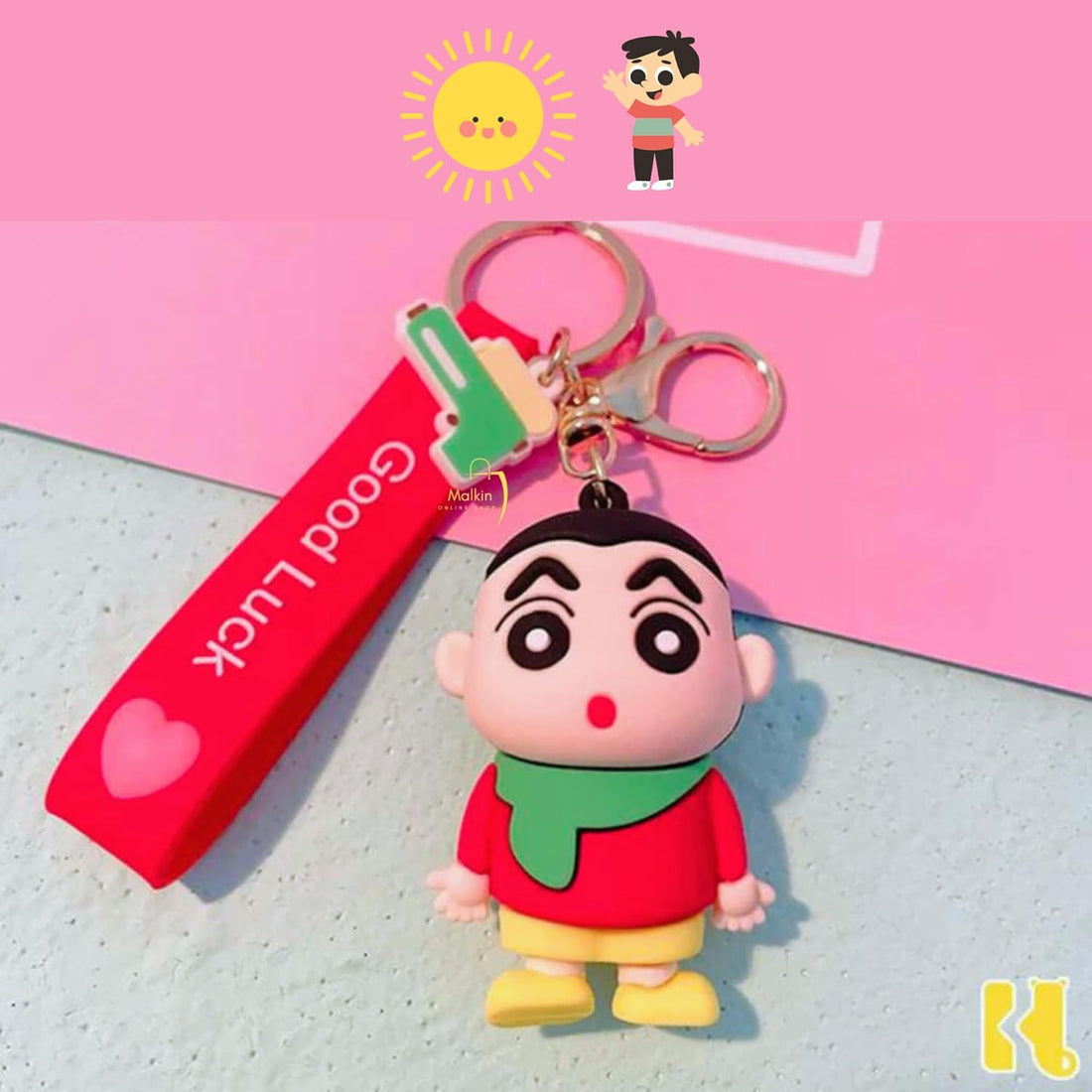 Silicon Shinchan Keychain