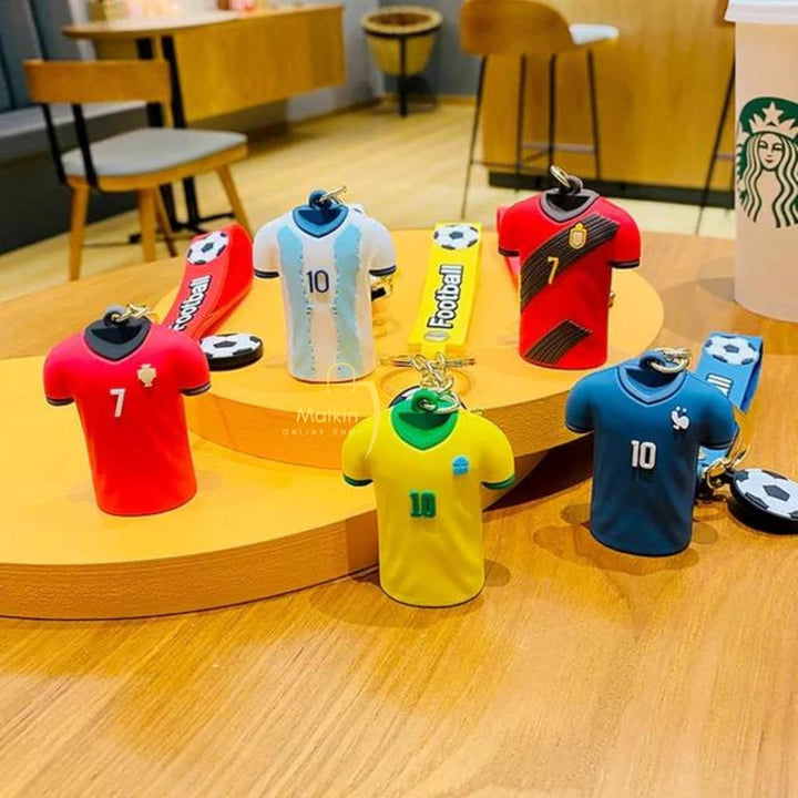 Ronaldo Silicon Keychain