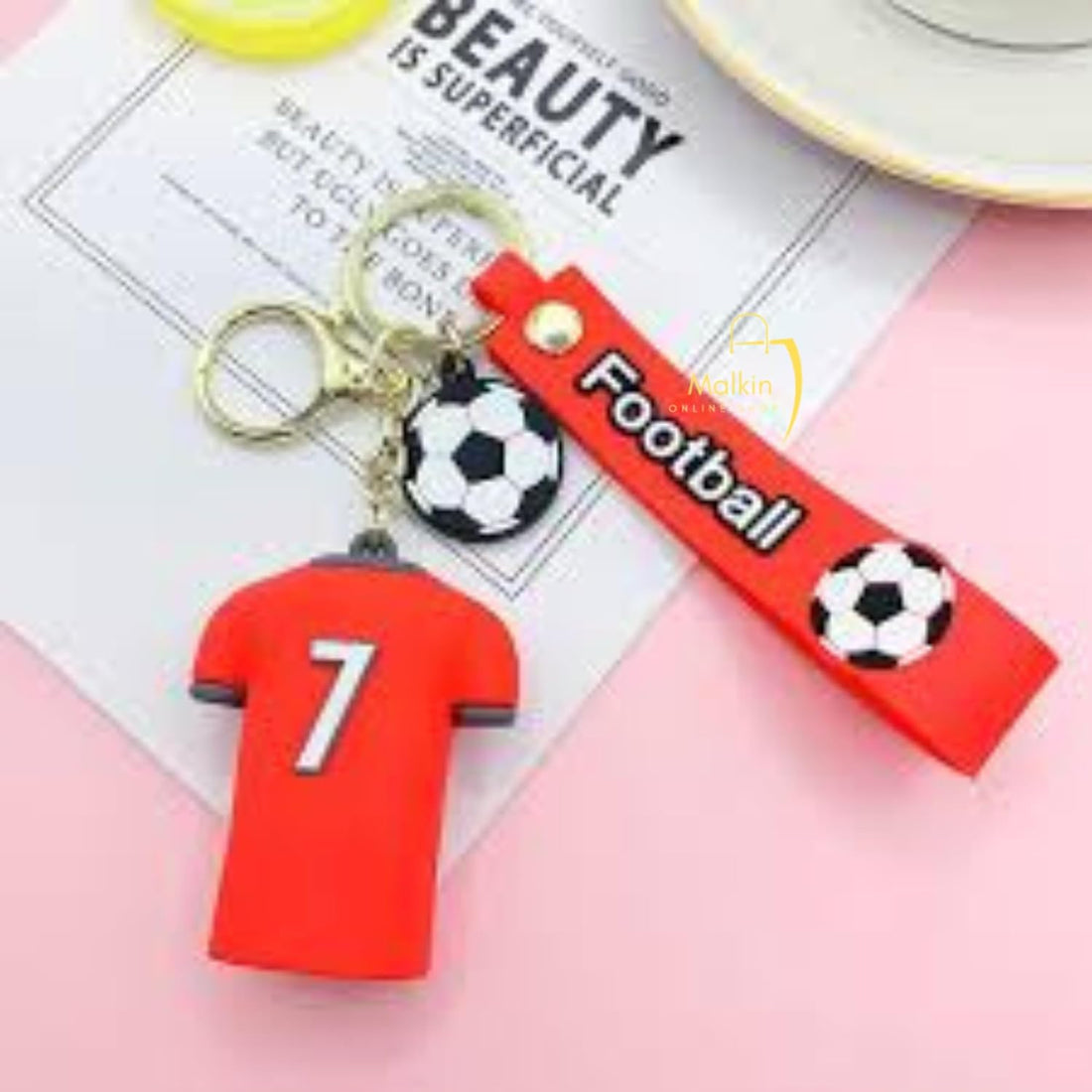 Ronaldo Silicon Keychain