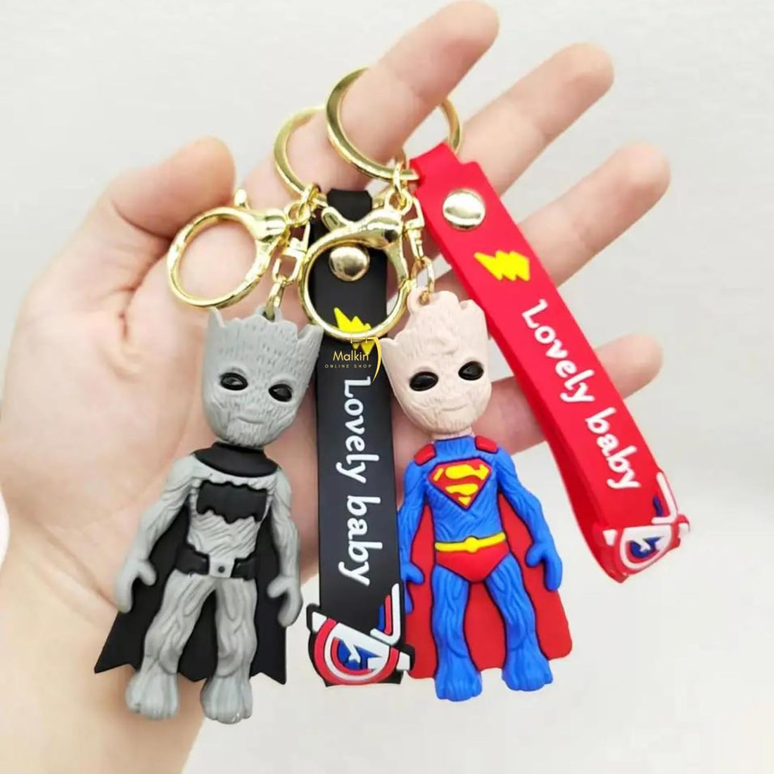 Groot Silicon Keychain