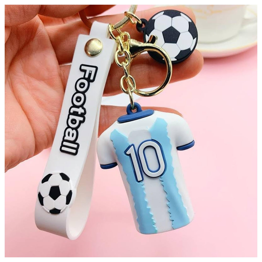 Messi Silicon Keychain