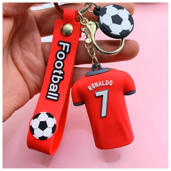 Ronaldo Silicon Keychain