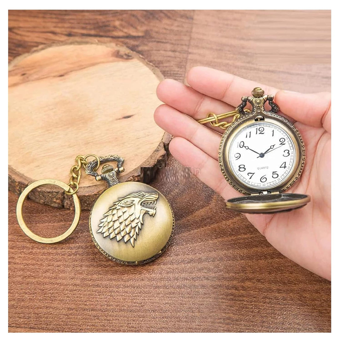 House Stark Game of Thrones Watch Keychain