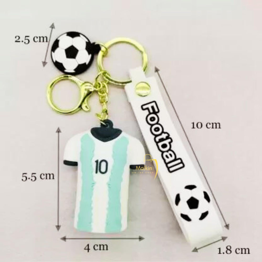 Messi Silicon Keychain